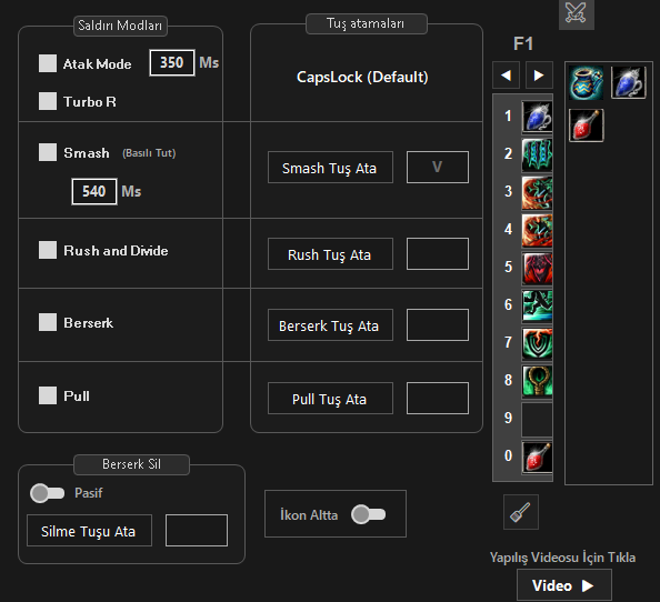 Kurian Skill Bar