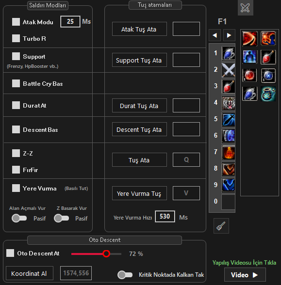 Warrior Skill Bar